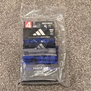 NWT adidas Youth Boxer Briefs - Black and Blue Set